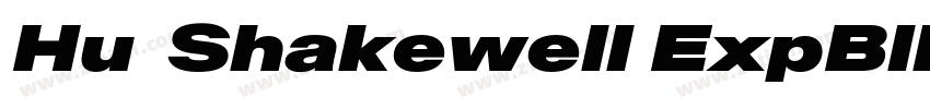 Hu_Shakewell ExpBlk字体转换